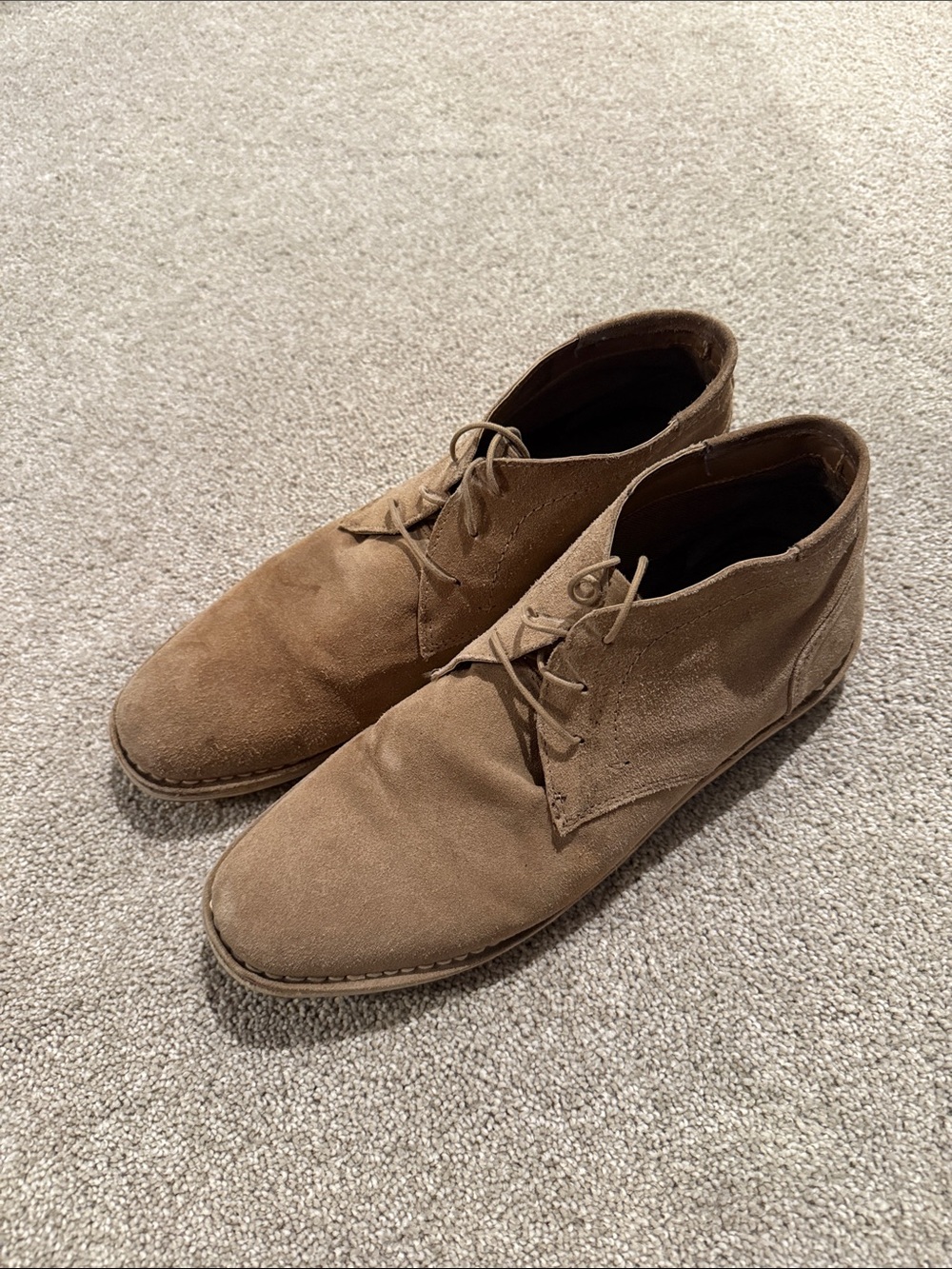 Steve Madden Tan Suede Chukka Boots